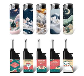 Lux Lux - Briquet jetable - Set combiné de Noël - MPL/Piezo Lux Lux - Briquet jetable - Set combiné de Noël - MPL/Piezo