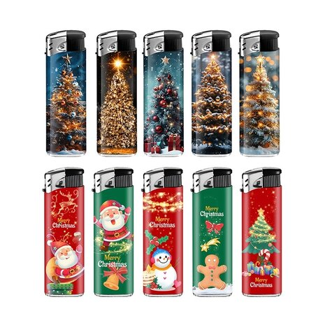 Lux Lux - Briquet jetable - Set combiné de Noël - Piezo Lux Lux - Briquet jetable - Set combiné de Noël - Piezo