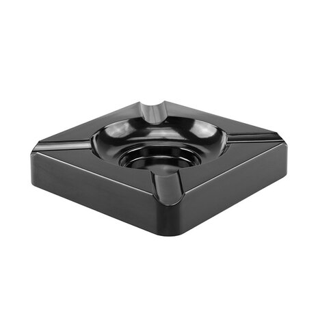 Bookwill Bookwill - Sigaren-asbak - Bakelite - Zwart (15x15x3.5cm) Bookwill Bookwill - Sigaren-asbak - Bakelite - Zwart (15x15x3.5cm)