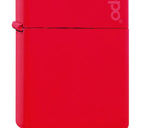 Zippo Zippo Regular - Rot Matt mit Zippo-Logo Zippo Zippo Regular - Rot Matt mit Zippo-Logo