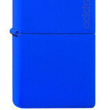 Zippo Zippo Regular - Bleu royal mat avec logo Zippo Zippo Zippo Regular - Bleu royal mat avec logo Zippo