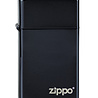 Zippo Zippo Slim - Ébène avec logo Zippo Zippo Zippo Slim - Ébène avec logo Zippo