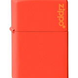 Zippo Zippo Regular - Orange Matte w/ Zippo Logo