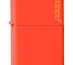 Zippo Zippo Regular - Orange Matt mit Zippo Logo Zippo Zippo Regular - Orange Matt mit Zippo Logo