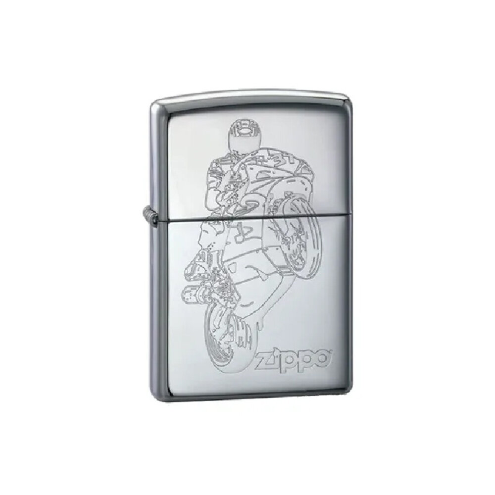 Zippo Zippo - Wheelie Emblem Zippo Zippo - Wheelie Emblem