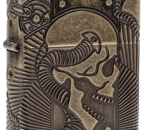 Zippo Zippo - Antique Brass Steampunk Zippo Zippo - Antique Brass Steampunk