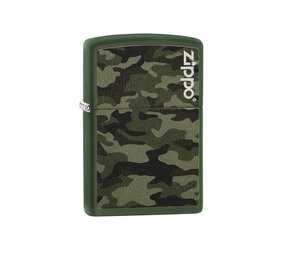 Zippo Zippo - Grün Matt Camo mit Zippo Logo Zippo Zippo - Grün Matt Camo mit Zippo Logo