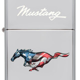 Zippo Zippo - Ford Mustang Amerikanische Flagge Zippo Zippo - Ford Mustang Amerikanische Flagge