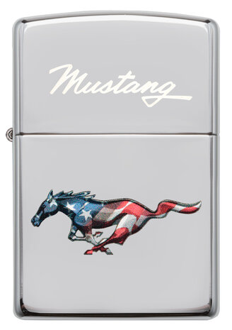 Zippo Zippo - Ford Mustang Amerikanische Flagge Zippo Zippo - Ford Mustang Amerikanische Flagge