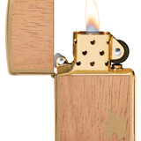 Zippo Zippo - Woodchuck Messing gebürstet Zippo Zippo - Woodchuck Messing gebürstet