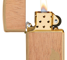 Zippo Zippo - Woodchuck Messing gebürstet Zippo Zippo - Woodchuck Messing gebürstet