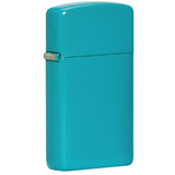 Zippo Zippo Slim - Plat Turquoise Zippo Zippo Slim - Plat Turquoise