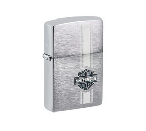 Zippo Zippo - Harley-Davidson Bande Verticale Chrome Brossé Zippo Zippo - Harley-Davidson Bande Verticale Chrome Brossé