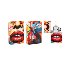 Zippo Zippo - Street Art Face Design