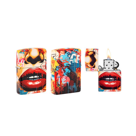 Zippo Zippo - Street Art Face Design Zippo Zippo - Street Art Face Design