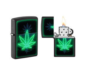 Zippo Zippo - Glowing Leaf Design