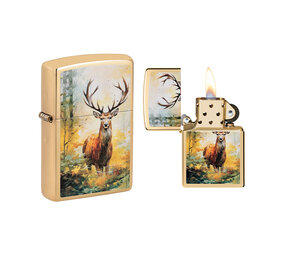 Zippo Zippo - Aquarell Hirsch Design Zippo Zippo - Aquarell Hirsch Design