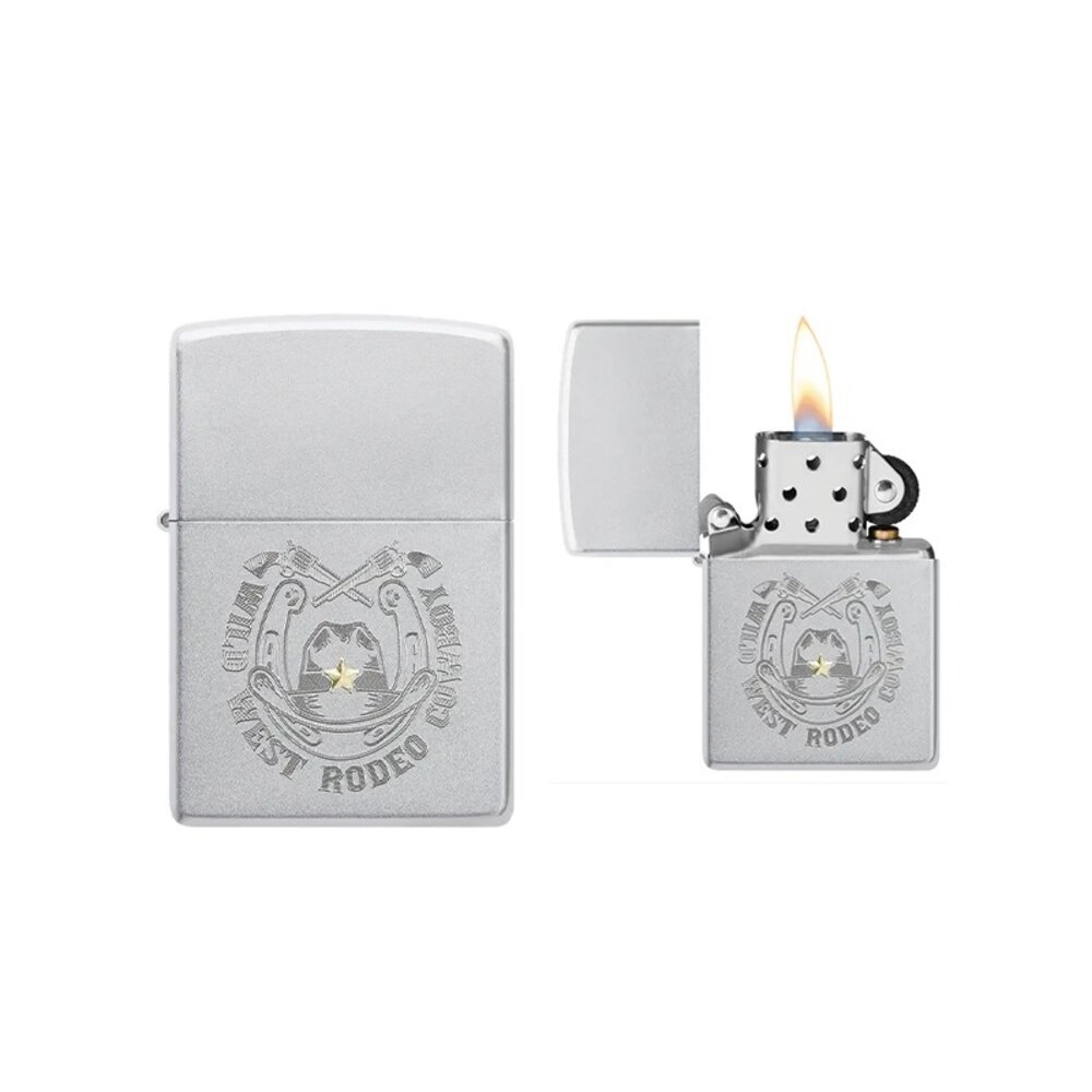 Zippo Zippo - Wild West Cowboy Design Zippo Zippo - Wild West Cowboy Design