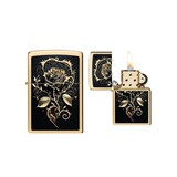 Zippo Zippo - Design Rose Dorée Zippo Zippo - Design Rose Dorée