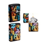 Zippo Zippo - Abstraktes Zippo-Design Zippo Zippo - Abstraktes Zippo-Design