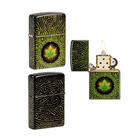 Zippo Zippo - Cannabis Design 60007422 Zippo Zippo - Cannabis Design 60007422