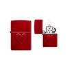Zippo Zippo - Stamped Heart Design Zippo Zippo - Stamped Heart Design