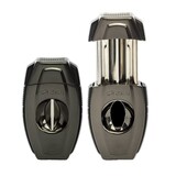 Xikar Xikar - Cigar Cutter - Flip Dual Cutter - Brushed Chrome Xikar Xikar - Cigar Cutter - Flip Dual Cutter - Brushed Chrome
