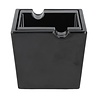 Zorr Zorr - Dover ashtray - Melamine Modern - Black (12x12x16cm) Zorr Zorr - Dover ashtray - Melamine Modern - Black (12x12x16cm)