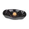 Bookwill Bookwill - Pfeifen-Aschenbecher - Keramik Kork - Schwarz (15x15x3,5cm) Bookwill Bookwill - Pfeifen-Aschenbecher - Keramik Kork - Schwarz (15x15x3,5cm)