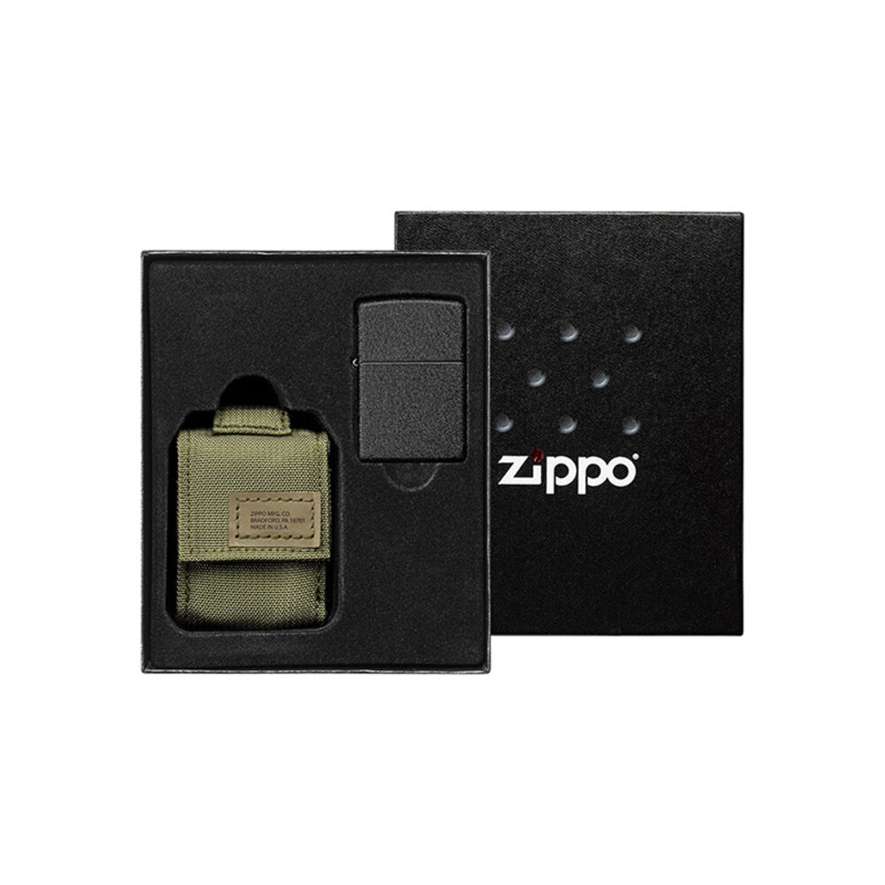 Zippo Zippo - Accessoires - Lighter Pouche (Etui) - Molle Pouch Green And Lighter Gift Set Zippo Zippo - Accessoires - Lighter Pouche (Etui) - Molle Pouch Green And Lighter Gift Set