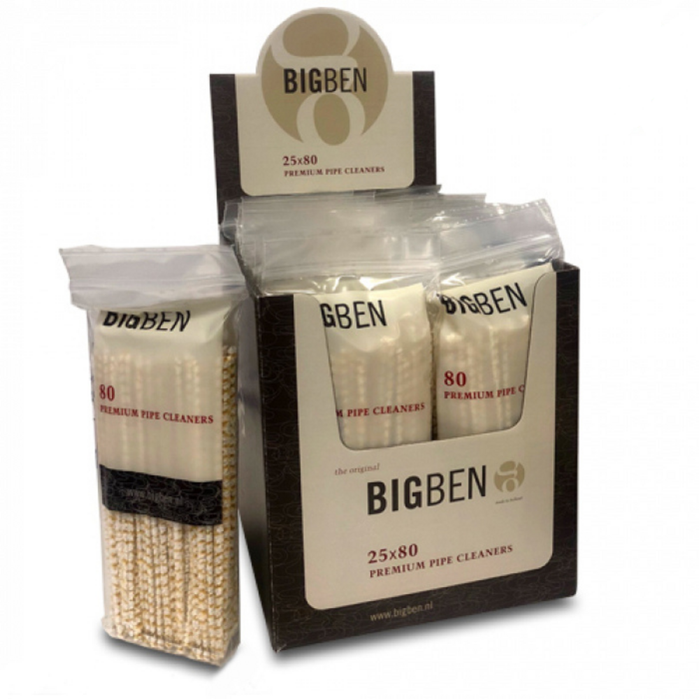 Big Ben Pipe Cleaners - 80 Pieces per bag - Display (25 bags)