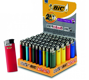 BIC BIC Maxi J38 - Wegwerp Piezo - Electric - Display (50-stuks) BIC BIC Maxi J38 - Wegwerp Piezo - Electric - Display (50-stuks)