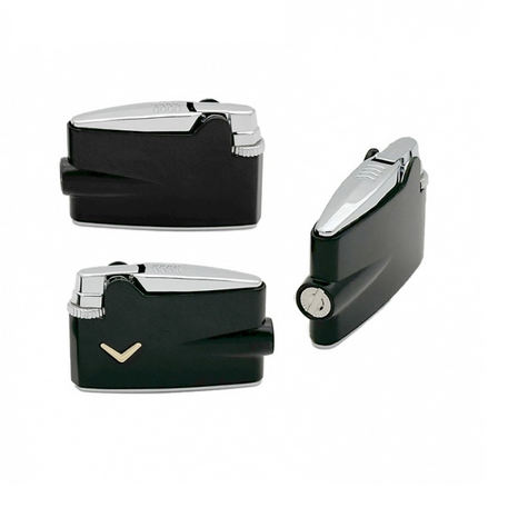 Ronson Ronson Mini Premier Varaflame - Feuerzeug aus Feuerstein - Schwarz Ronson Ronson Mini Premier Varaflame - Feuerzeug aus Feuerstein - Schwarz