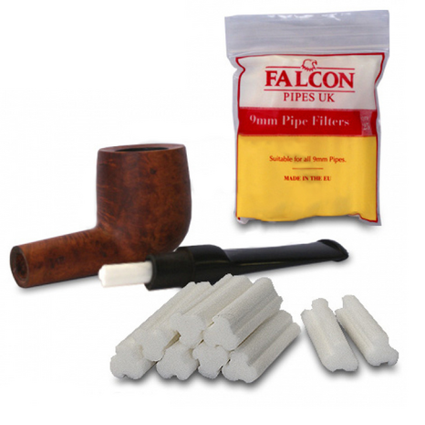 Falcon Falcon - Pijpfilters - 9mm - 25 Stuks per pakje - Display (6-pakjes)