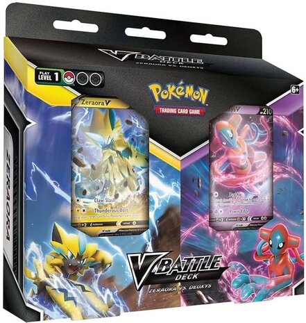 Pokémon Pokémon TCG – V Battle Deck: Zeraora vs Deoxys Pokémon Pokémon TCG – V Battle Deck: Zeraora vs Deoxys