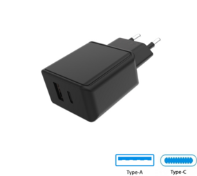 Grab n Go Grab n Go - USB-C + USB-A Wall Charger