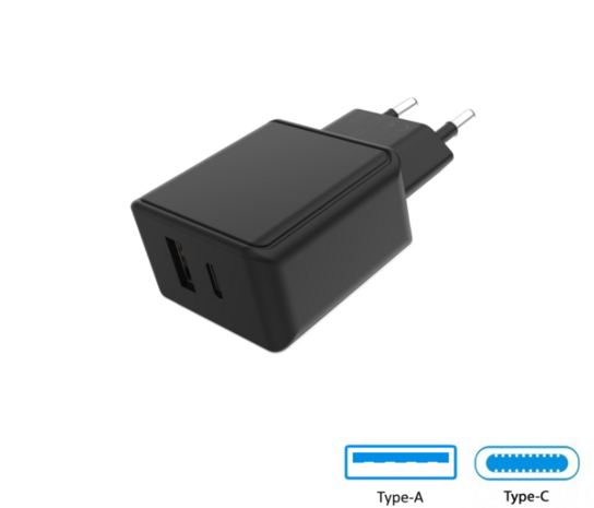 Grab n Go Grab n Go - USB-C + USB-A Wall Charger