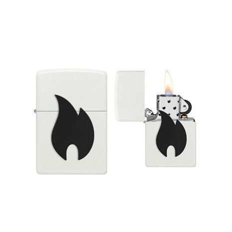 Zippo BIG Flame Black