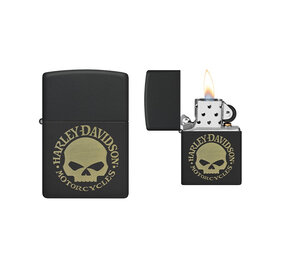Zippo Zippo - Harley-Davidson Black Matte Zippo Zippo - Harley-Davidson Black Matte