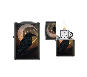 Zippo Zippo - Crow and Moon Design Zippo Zippo - Crow and Moon Design