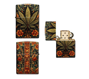 Zippo Zippo - Leaf and Flowers Design Zippo Zippo - Leaf and Flowers Design