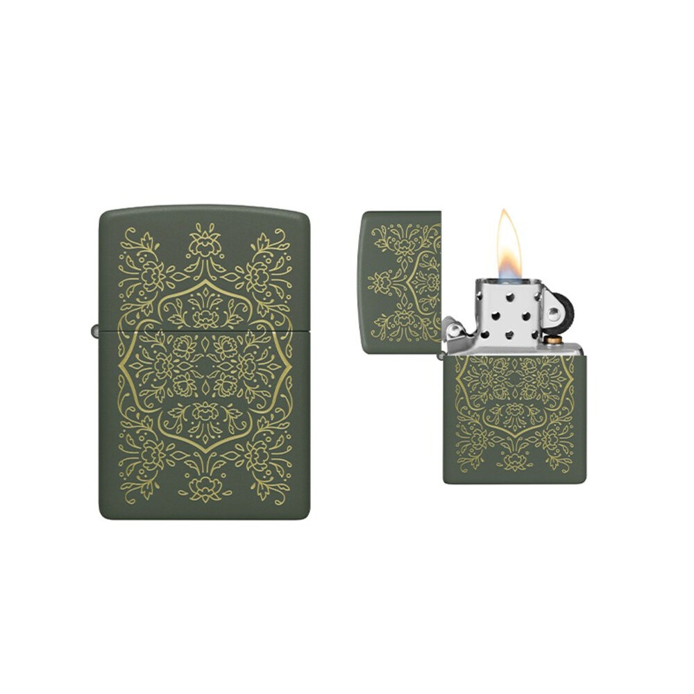 Zippo Zippo - Pattern Design Green Matte