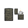 Zippo Zippo - Skull Leopard Design Black Matte
