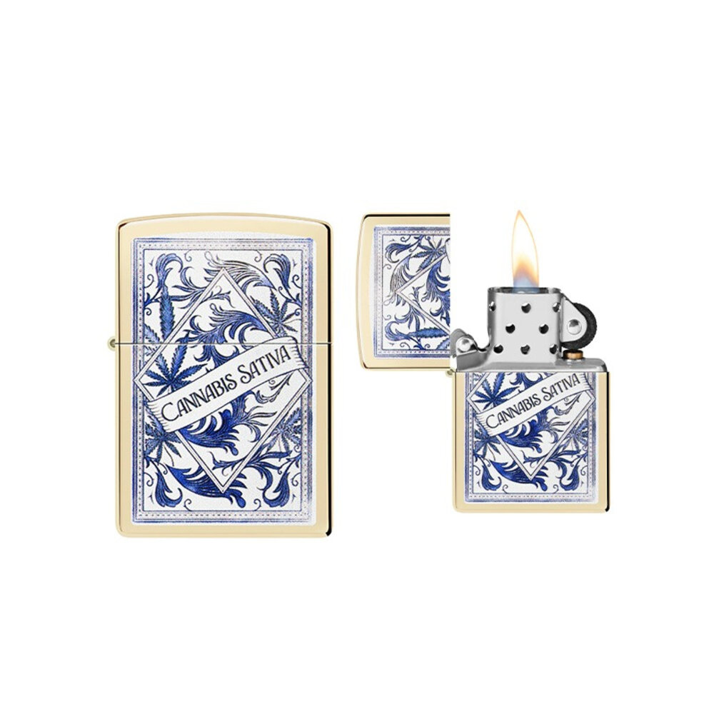 Zippo Zippo - Cannabis Sativa Design