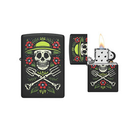 Zippo Zippo - Skull Gardener Design