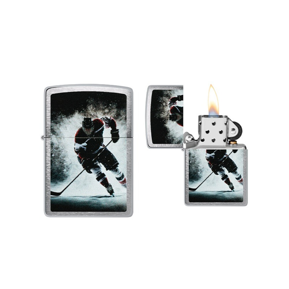 Zippo Zippo - Hockey Player Design Zippo Zippo - Hockey Player Design