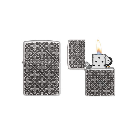 Zippo Zippo - Cross Pattern Design