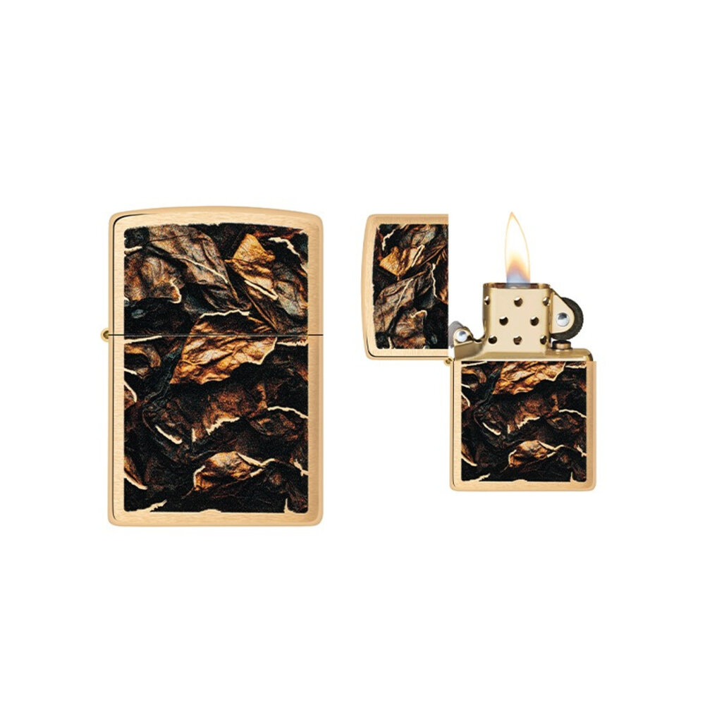 Zippo Zippo - Pattern Design Brushed Brass