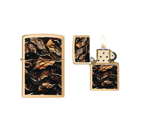 Zippo Zippo - Pattern Design Brushed Brass Zippo Zippo - Pattern Design Brushed Brass