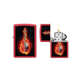 Zippo Zippo - Burning Guitar Design Zippo Zippo - Burning Guitar Design